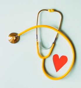 Stethoscope and heart